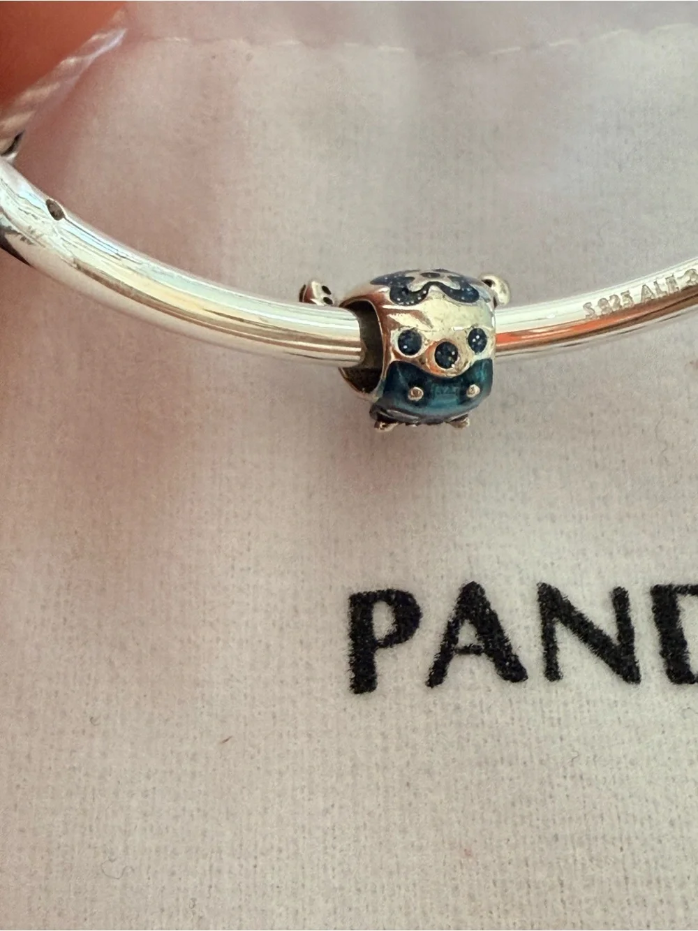 Pandora Blue Enamel whale charm
